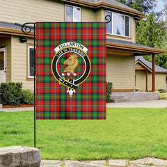 Fullarton Tartan Crest Garden Flag