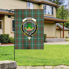 Gayre Tartan Crest Garden Flag