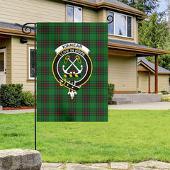 Kinnear Tartan Crest Garden Flag