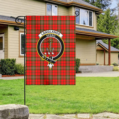 Langlands Tartan Crest Garden Flag