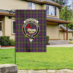 MacDonald Modern Tartan Crest Garden Flag