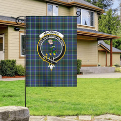 MacInnes Modern Tartan Crest Garden Flag