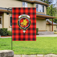 MacIver Modern Tartan Crest Garden Flag