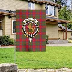 MacKintosh Modern Tartan Crest Garden Flag