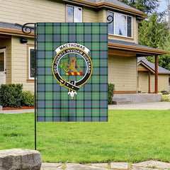 MacThomas Ancient Tartan Crest Garden Flag