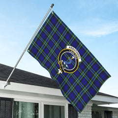 Arbuthnot Modern Tartan Crest House Flag