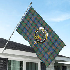 Cameron of Erracht Ancient Tartan Crest House Flag
