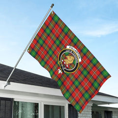 Fullarton Tartan Crest House Flag