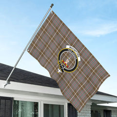 MacIntyre Hunting Weathered Tartan Crest House Flag