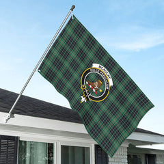McAulay Hunting Ancient Tartan Crest House Flag