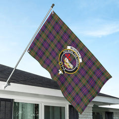 McDonald Modern Tartan Crest House Flag