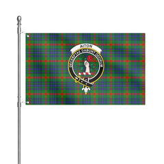 Aiton Tartan Crest House Flag