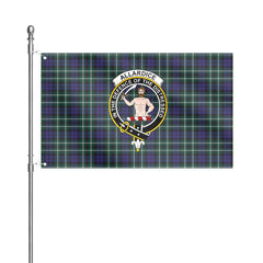 Allardice Tartan Crest House Flag