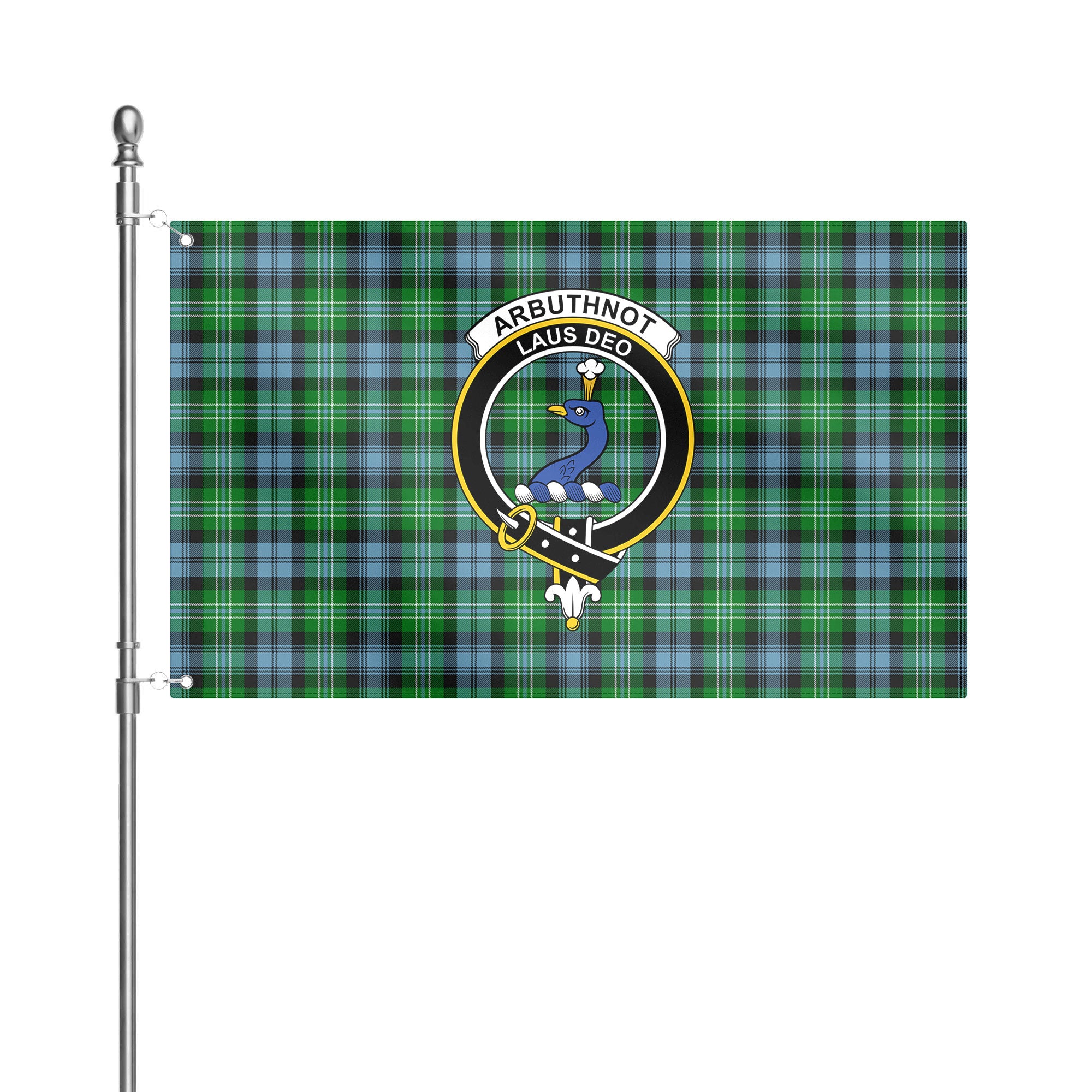 Arbuthnot Ancient Tartan Crest House Flag