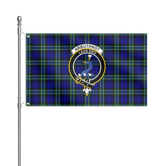 Arbuthnot Modern Tartan Crest House Flag