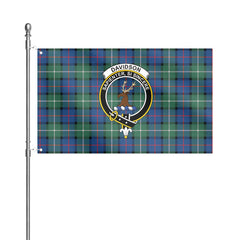 Davidson of Tulloch Tartan Crest House Flag