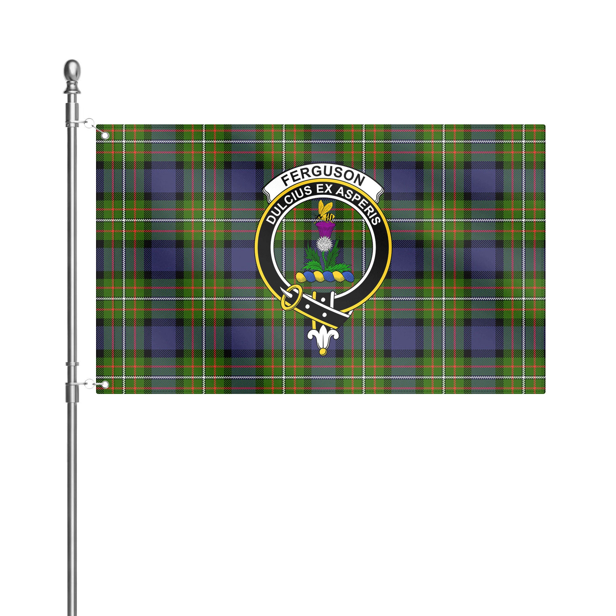 Ferguson Tartan Crest House Flag