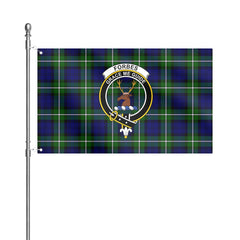 Forbes Modern Tartan Crest House Flag
