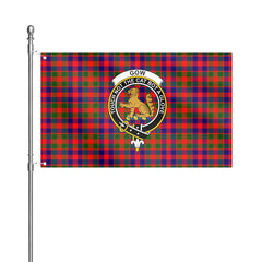 Gow (or McGouan) Tartan Crest House Flag