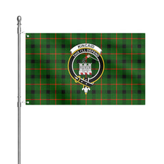 Kincaid Tartan Crest House Flag