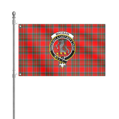 MacBain Tartan Crest House Flag