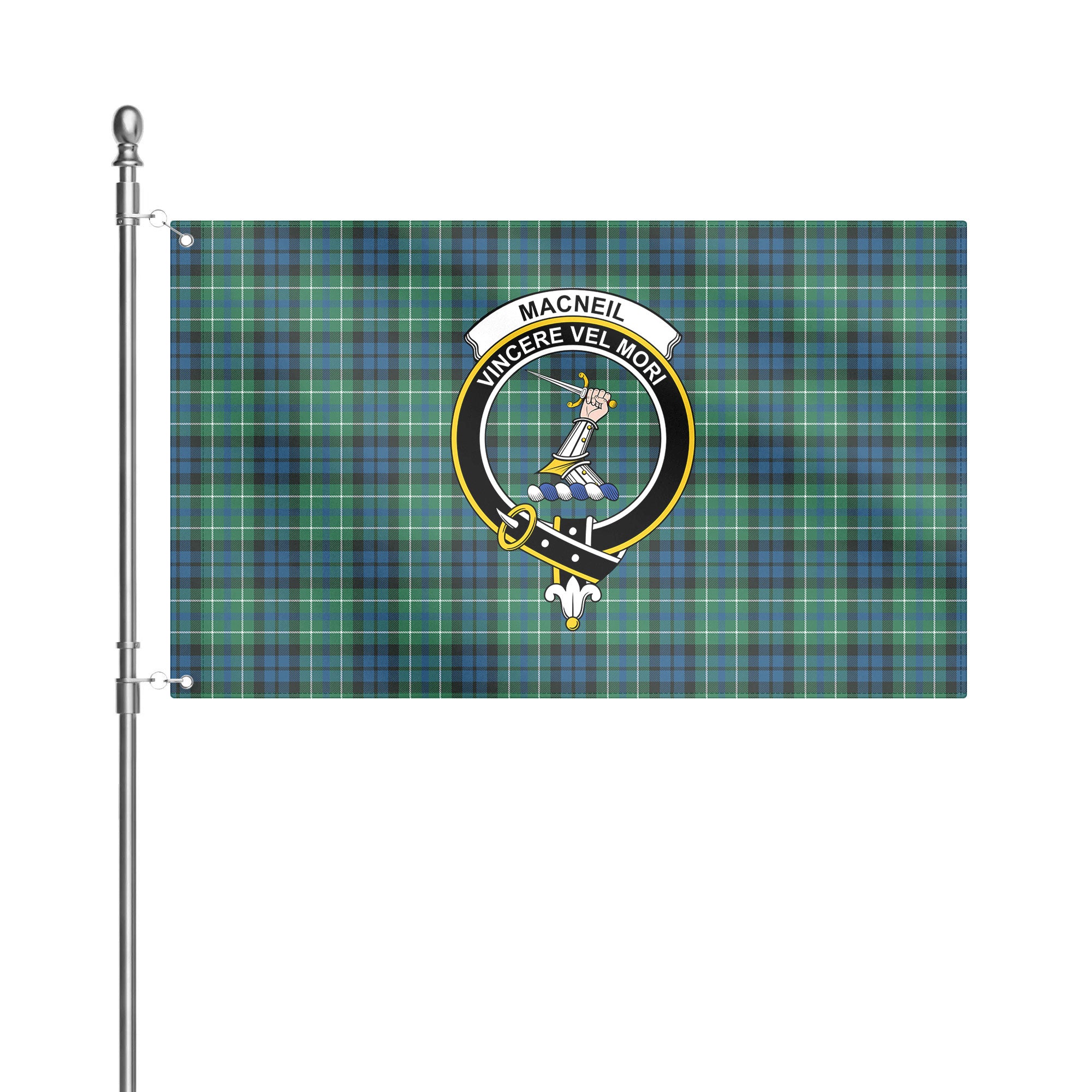 MacNeil of Colonsay Ancient Tartan Crest House Flag