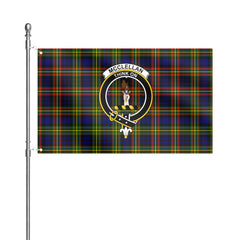 McClellan Modern Tartan Crest House Flag