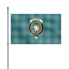 Oliphant Ancient Tartan Crest House Flag