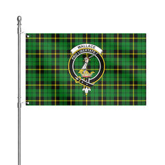 Wallace Hunting Modern Tartan Crest House Flag