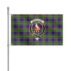 Whitefoord Tartan Crest House Flag