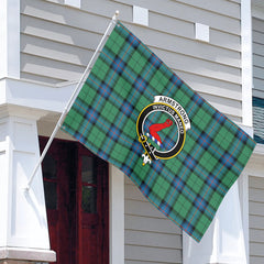 Armstrong Ancient Tartan Crest House Flag