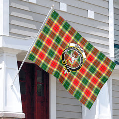 Gibson Tartan Crest House Flag