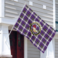MacDonald Dress Modern Tartan Crest House Flag