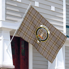 MacIntyre Hunting Weathered Tartan Crest House Flag