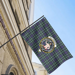 Allardice Tartan Crest House Flag