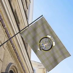 Burns Check Tartan Crest House Flag
