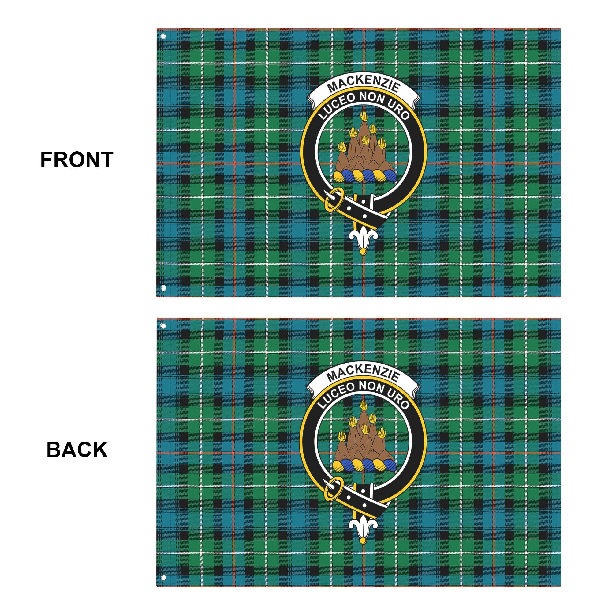 MacKenzie Ancient Tartan Crest House Flag