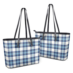 Dunnet Tartan Leather Tote Bag