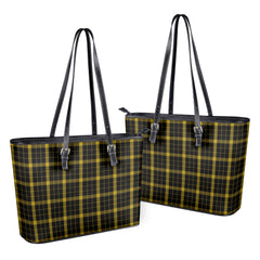 Raeburn Tartan Leather Tote Bag