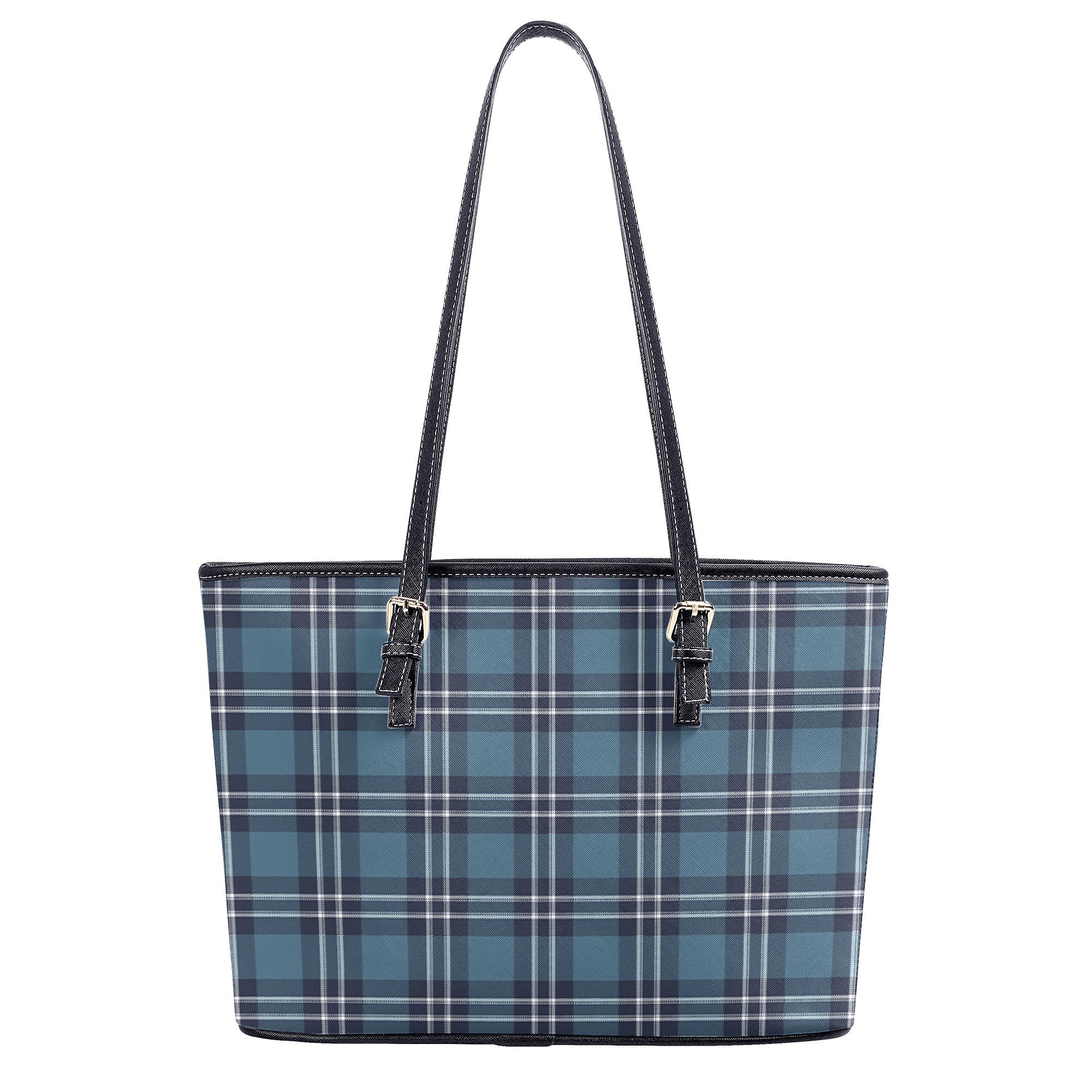 Earl of St Andrews Tartan Leather Tote Bag