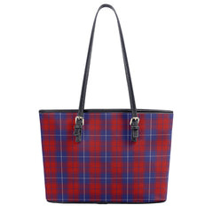 Matthews Tartan Leather Tote Bag