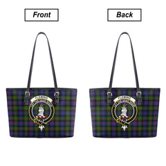 Fleming Tartan Crest Leather Tote Bag