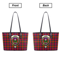 Gow (of Skeoch) Tartan Crest Leather Tote Bag