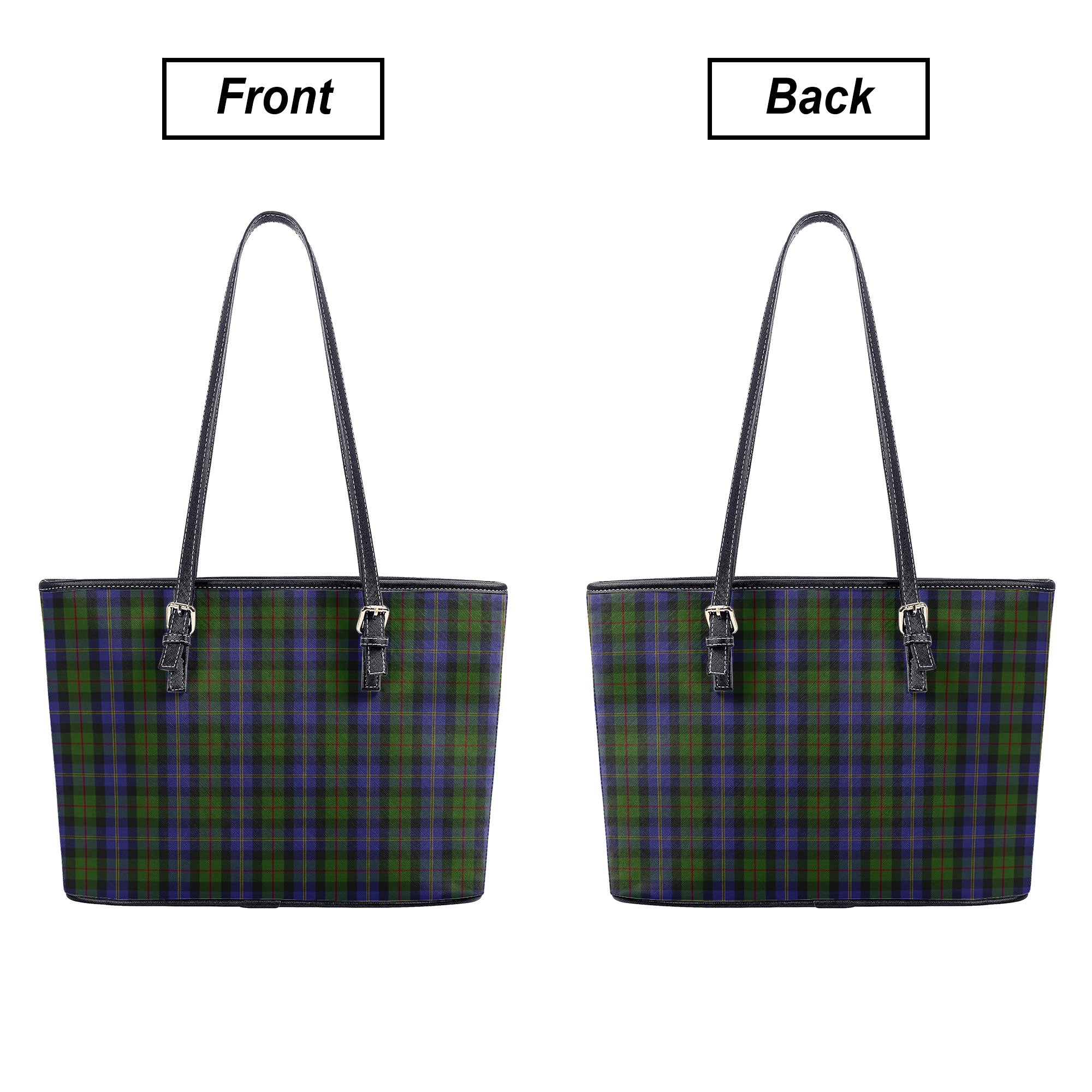 McCaskill Tartan Leather Tote Bag