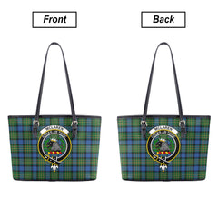 McLaren Ancient Tartan Crest Leather Tote Bag