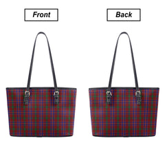 McNiven Tartan Leather Tote Bag