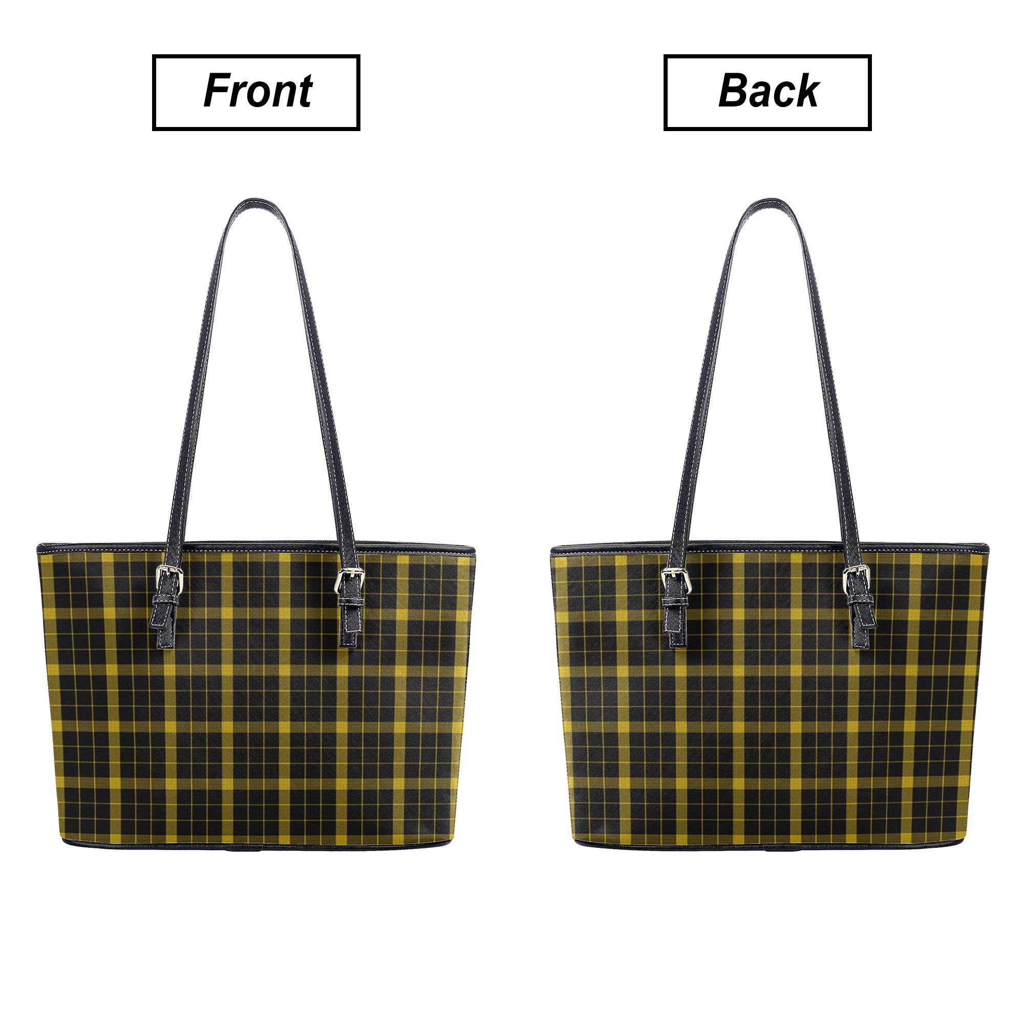 Raeburn Tartan Leather Tote Bag