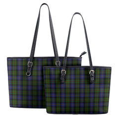 McCaskill Tartan Leather Tote Bag