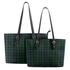 Peebles Tartan Leather Tote Bag