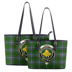 Pringle Tartan Crest Leather Tote Bag